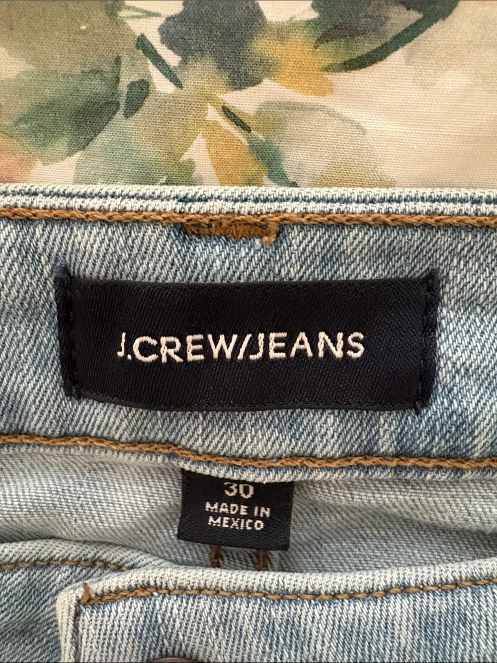 J. Crew Jeans Light Blue Flared Cotton Jeans Sustainable Jeans Size 30